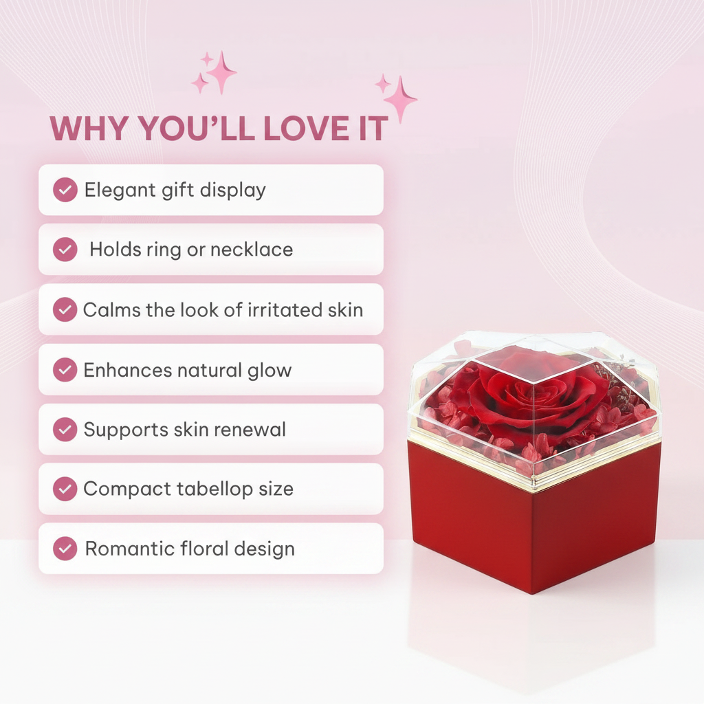 Rose Jewelry Gift Box