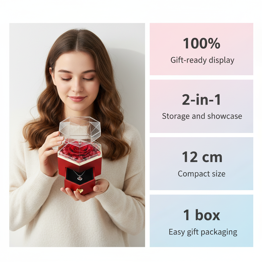 Rose Jewelry Gift Box