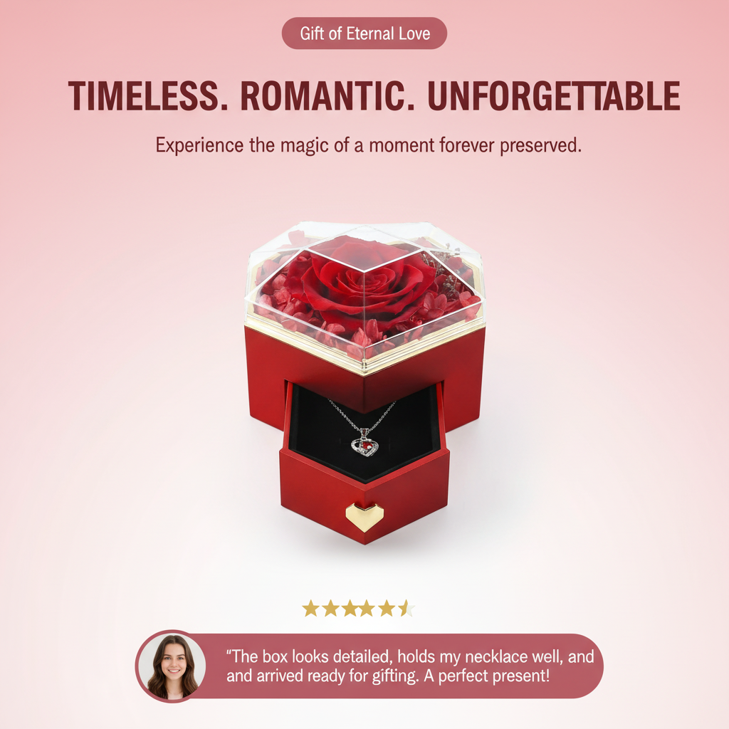 Rose Jewelry Gift Box