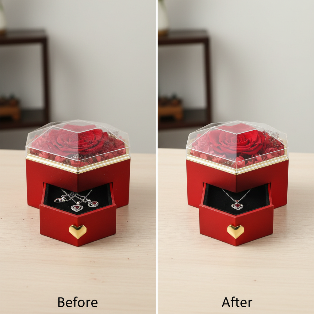 Rose Jewelry Gift Box